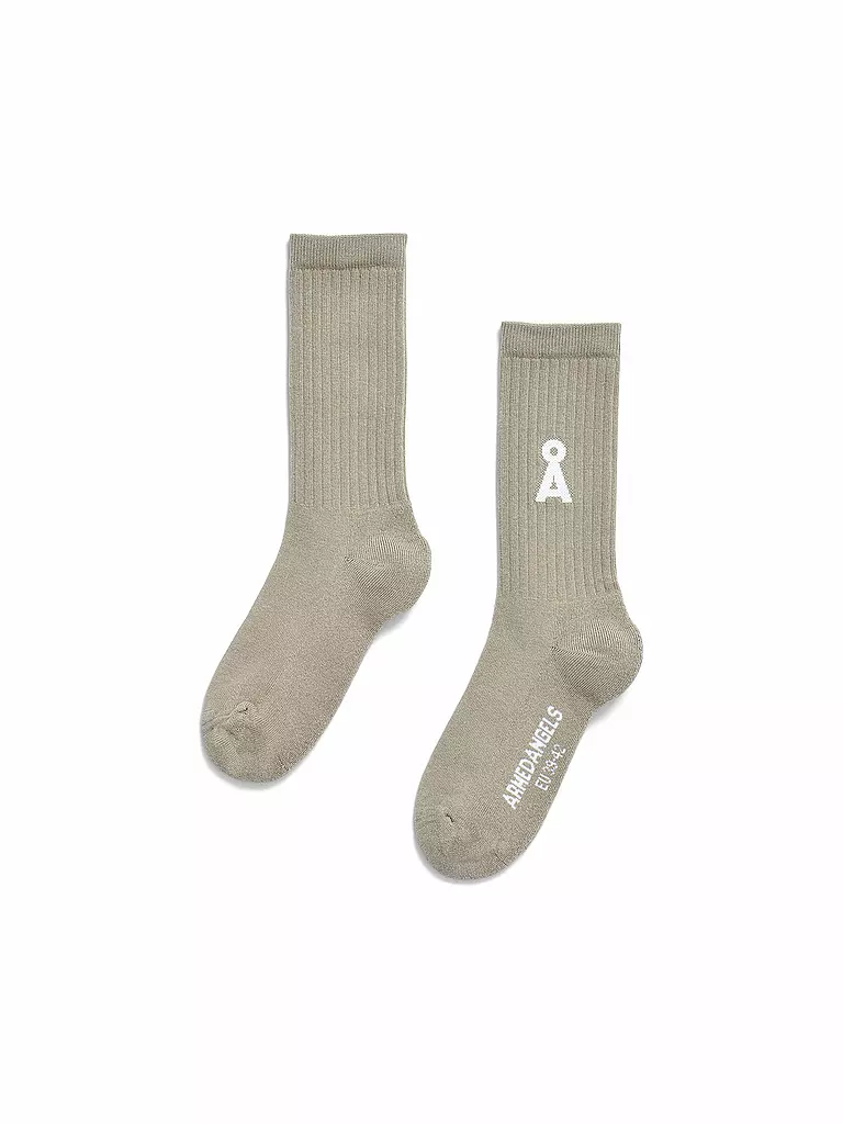 ARMEDANGELS | Calcetines SAAMUS BOLD light sage | Beige