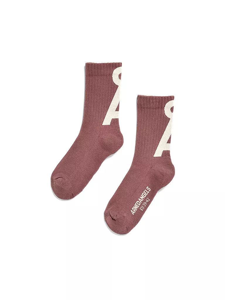 ARMEDANGELS | Calcetines SAAMUS dark berry - pale peach | rosa