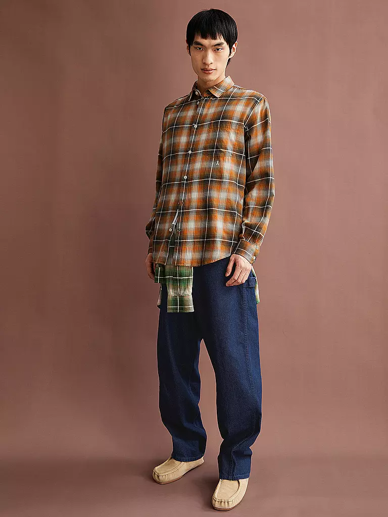 ARMEDANGELS | Camisa de corte regular | Naranja