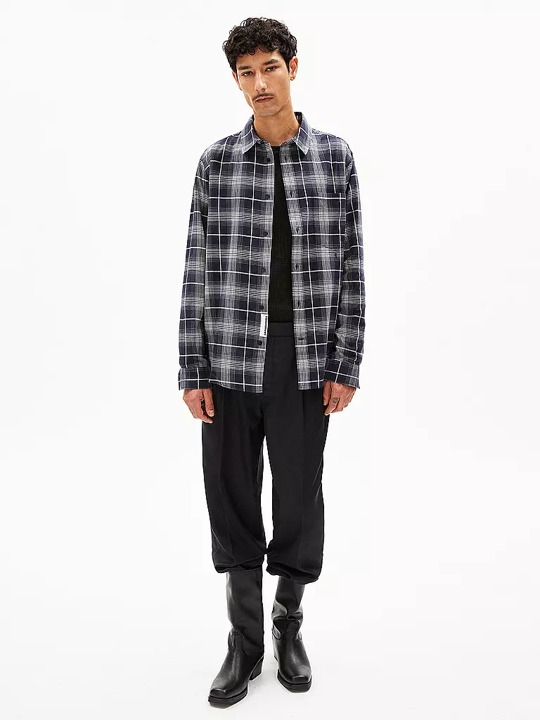 ARMEDANGELS | Camisa Regular Fit AARNAULT | Azul
