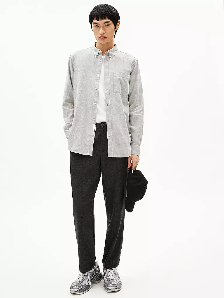ARMEDANGELS | Camisa Regular Fit ARAAMO | Gris claro