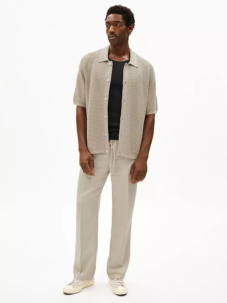 ARMEDANGELS | Camisa Regular Fit EDUAARDO | Beige