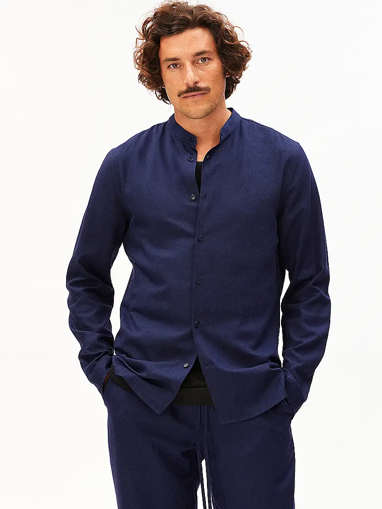 ARMEDANGELS | Camisa Regular Fit VAALERONIMUS | Azul