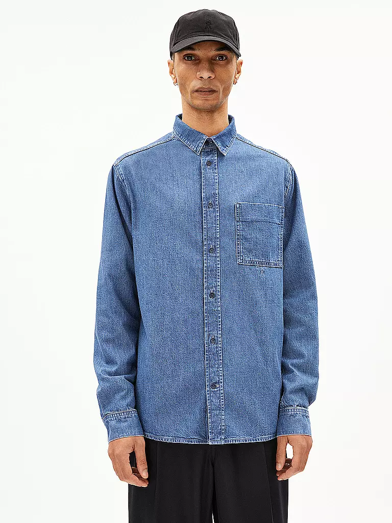ARMEDANGELS | Camisa vaquera BAASO | Azul