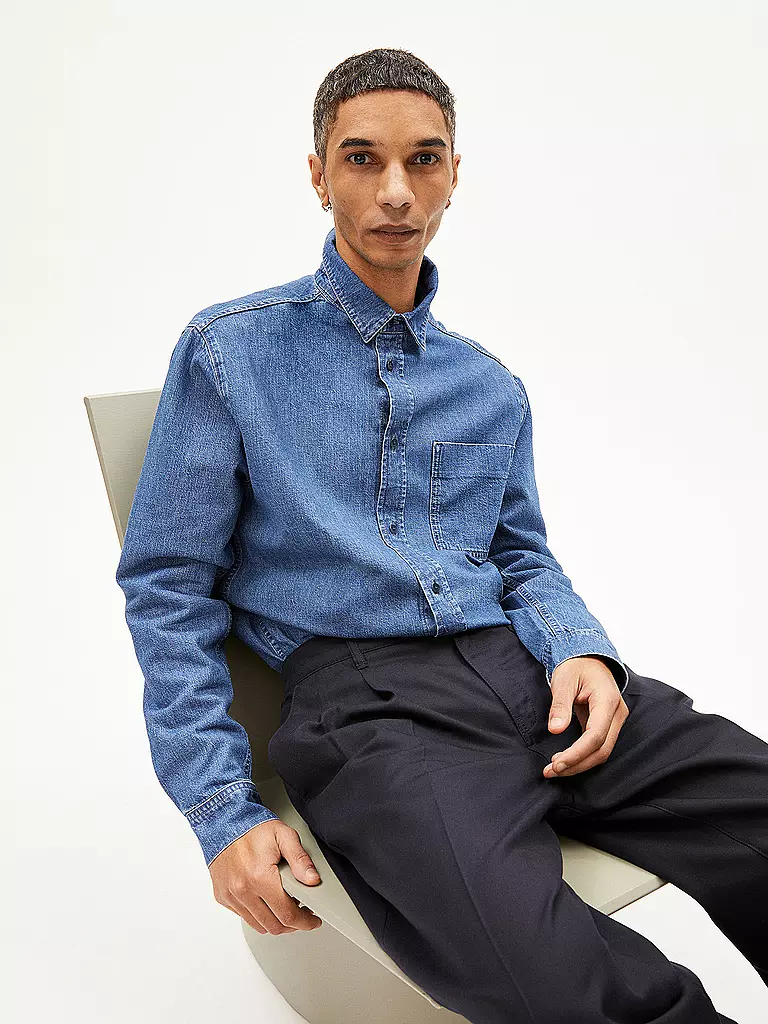 ARMEDANGELS | Camisa vaquera BAASO | Azul