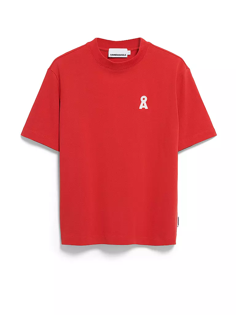 ARMEDANGELS | Camiseta de corte holgado TARJAA | Rojo