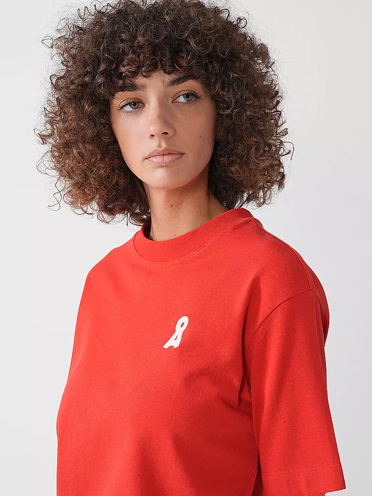 ARMEDANGELS | Camiseta de corte holgado TARJAA | Rojo