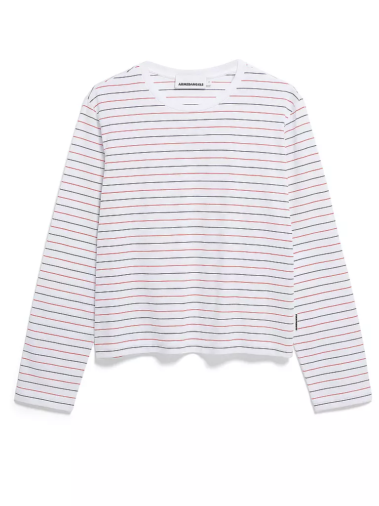 ARMEDANGELS | Camiseta de manga larga FRIJAA FRENCH | Blanco