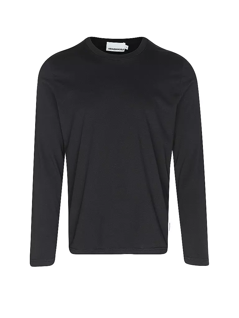 ARMEDANGELS | Camiseta de manga larga JAAMES | Negro