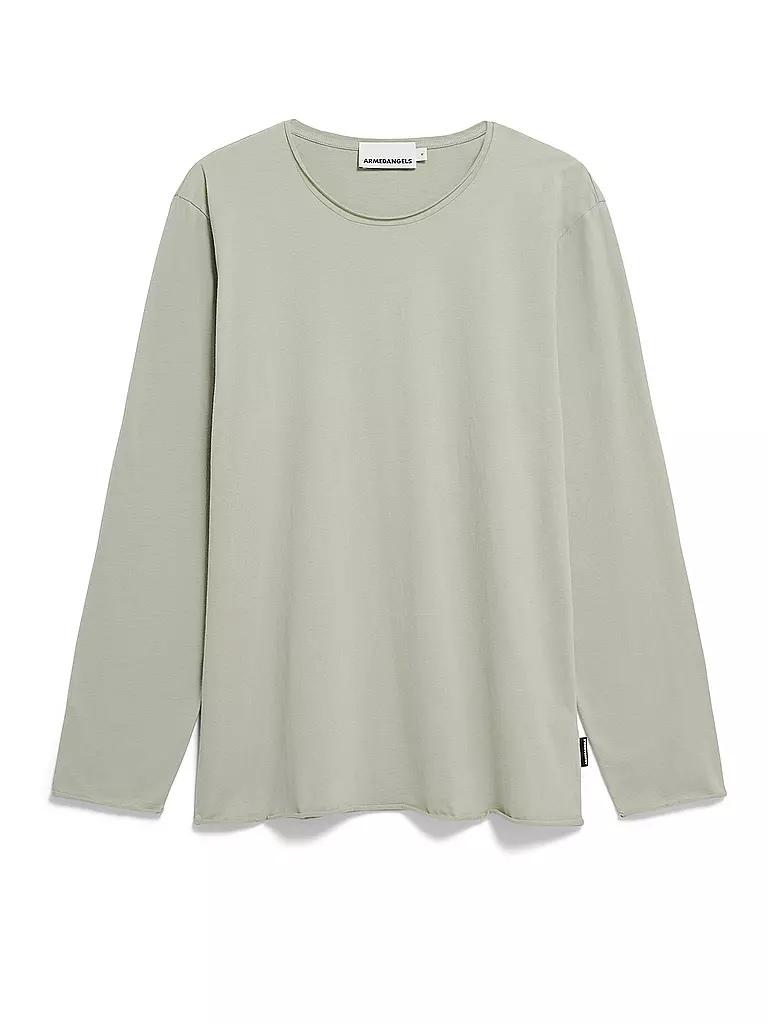 ARMEDANGELS | Camiseta de manga larga MAARKOS | Verde claro