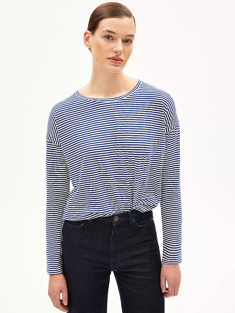 ARMEDANGELS | Camiseta de manga larga XIANAA | Azul