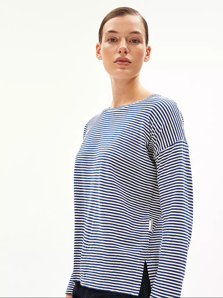 ARMEDANGELS | Camiseta de manga larga XIANAA | Azul