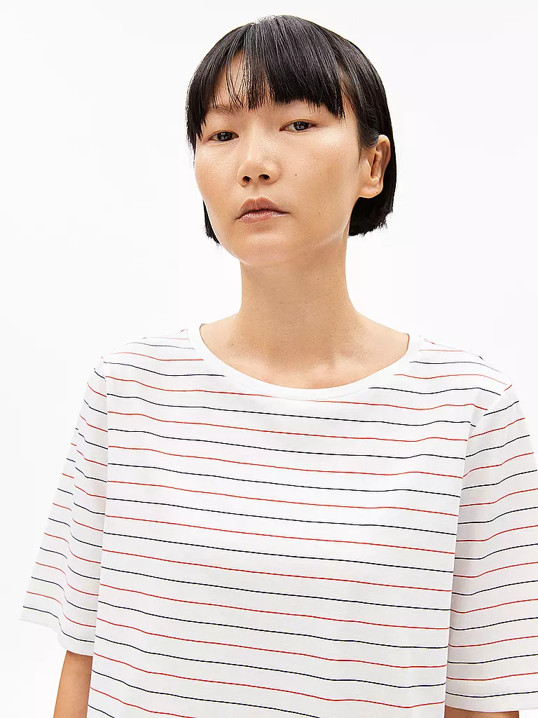 ARMEDANGELS | Camiseta FINIAA FRENCH | Blanco
