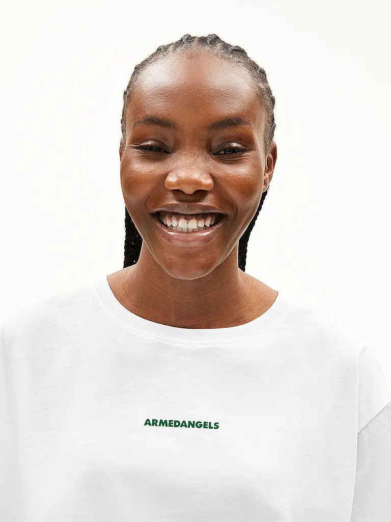 ARMEDANGELS | Camiseta GIANNAA DIFFERENCE | Blanco
