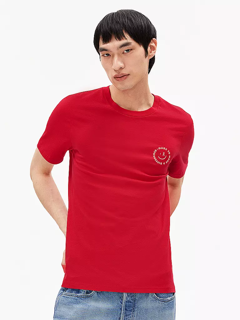 ARMEDANGELS | Camiseta JAAMES | Rojo