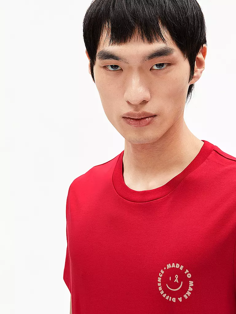 ARMEDANGELS | Camiseta JAAMES | Rojo