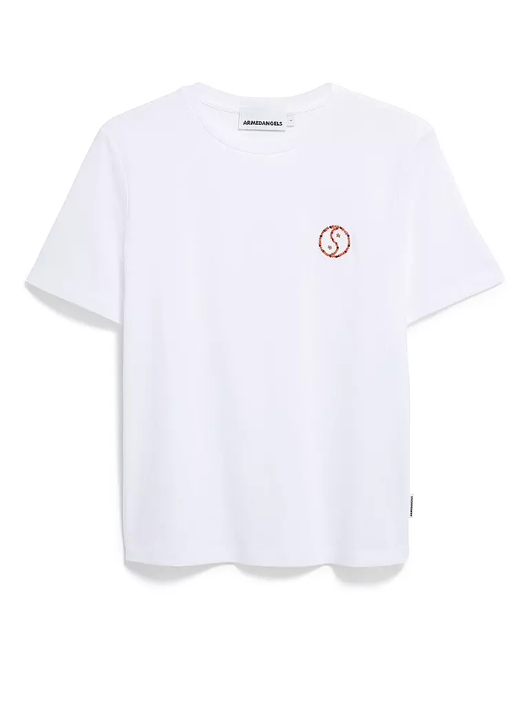 ARMEDANGELS | Camiseta LUALAA FLOWER | Blanco