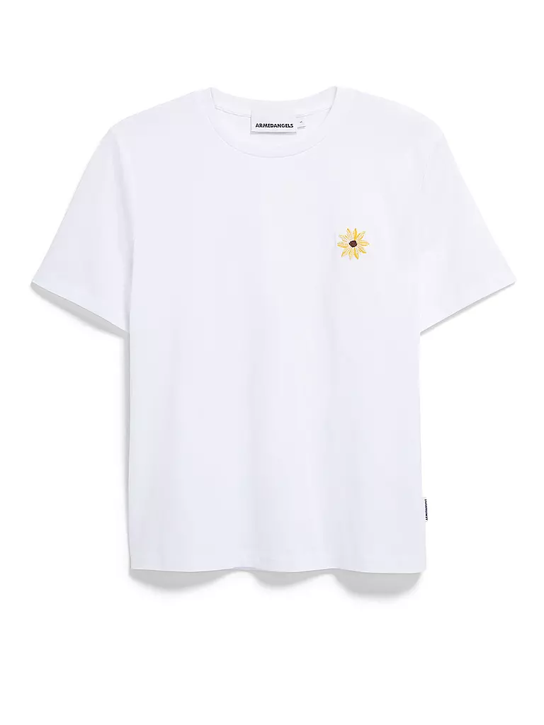 ARMEDANGELS | Camiseta LUALAA FLOWER | Blanco
