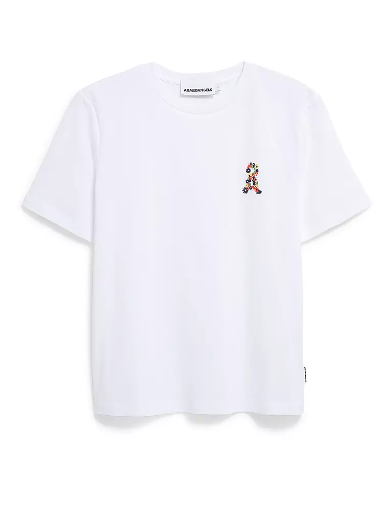 ARMEDANGELS | Camiseta LUALAA FLOWER | Blanco