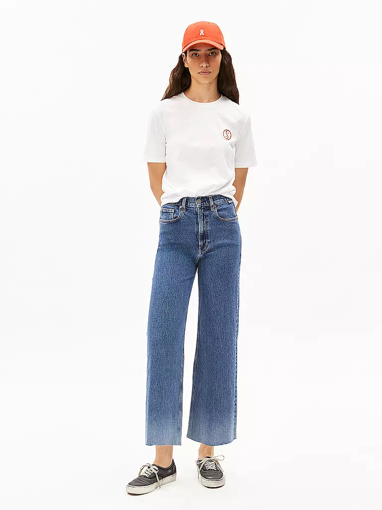 ARMEDANGELS | Camiseta LUALAA FLOWER | Blanco