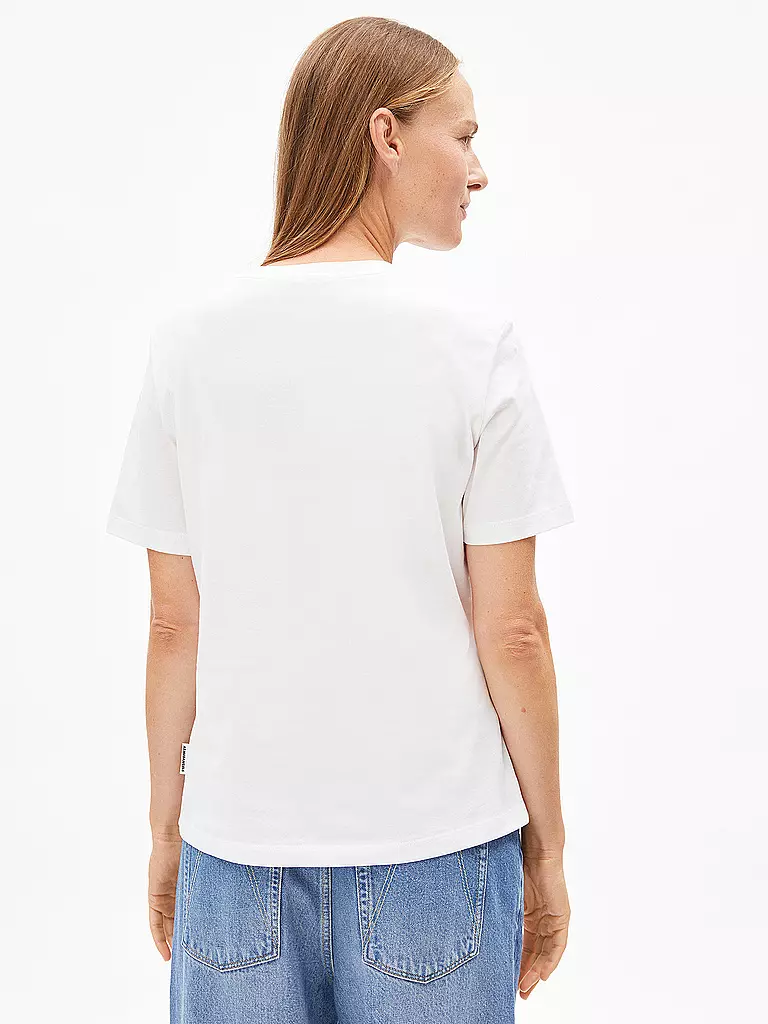 ARMEDANGELS | Camiseta LUALAA FLOWER | Blanco