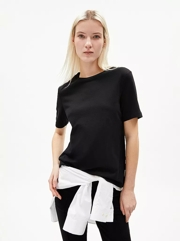 ARMEDANGELS | Camiseta LUALAA | Negro
