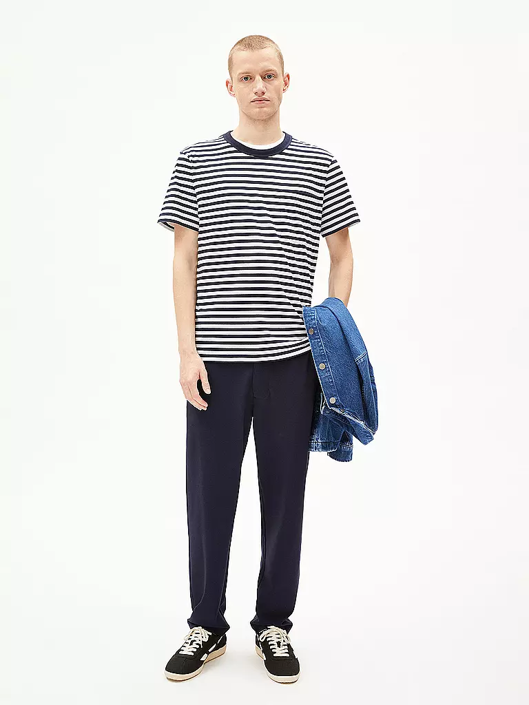 ARMEDANGELS | Camiseta MAARKOS POCKET | Azul