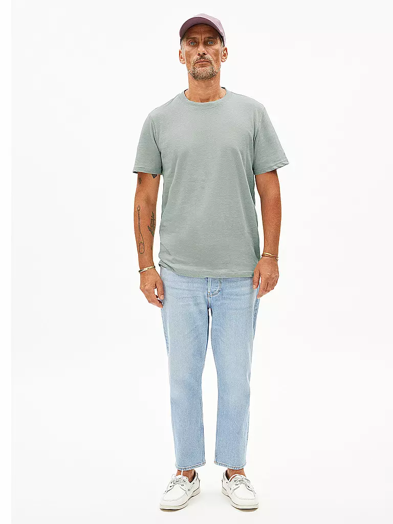 ARMEDANGELS | Camiseta MAARKOS | Verde claro