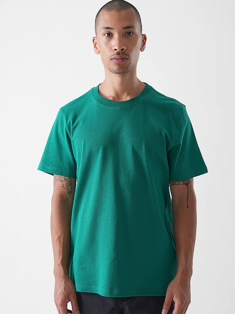ARMEDANGELS | Camiseta MAARKOS | Verde oscuro