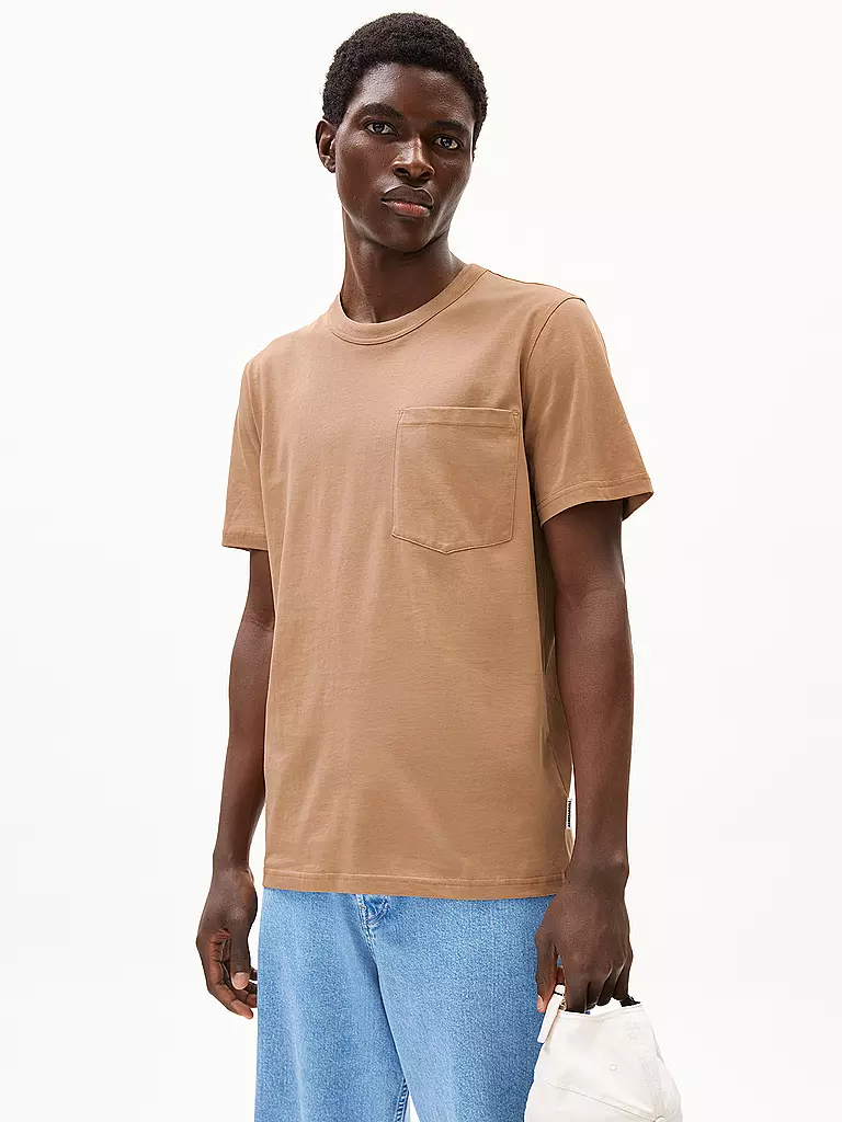 ARMEDANGELS | Camiseta MAARKOS | Naranja