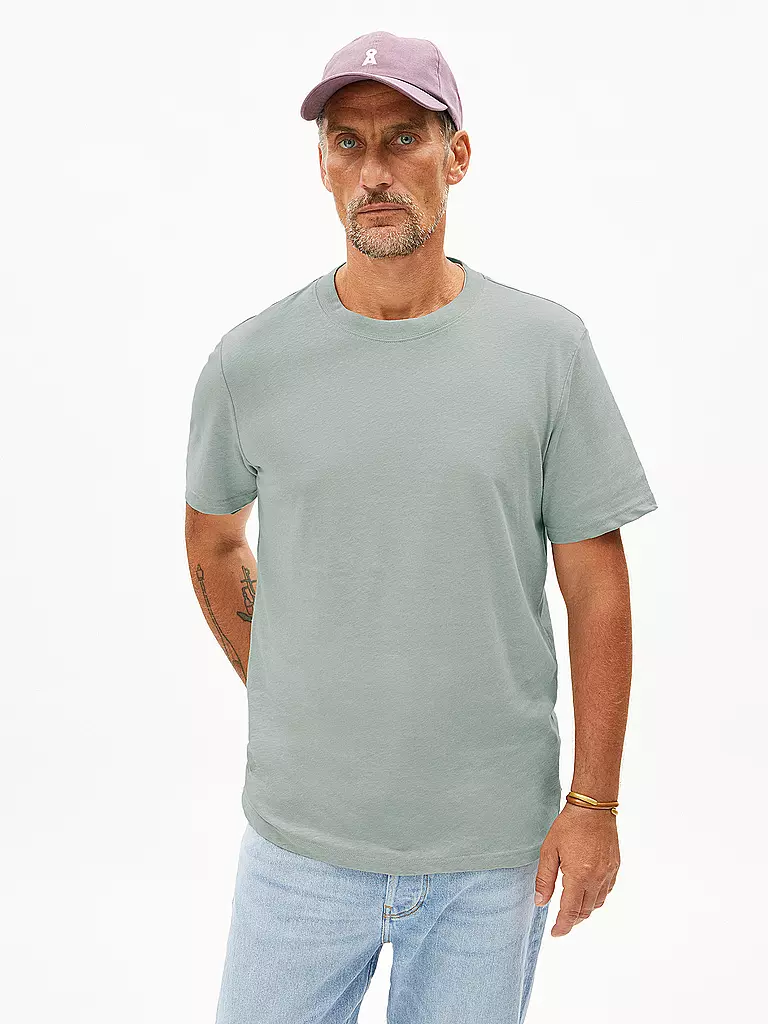 ARMEDANGELS | Camiseta MAARKOS | Verde claro
