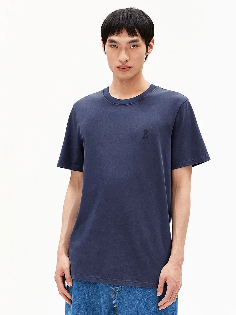 ARMEDANGELS | Camiseta MAARKOS | Azul