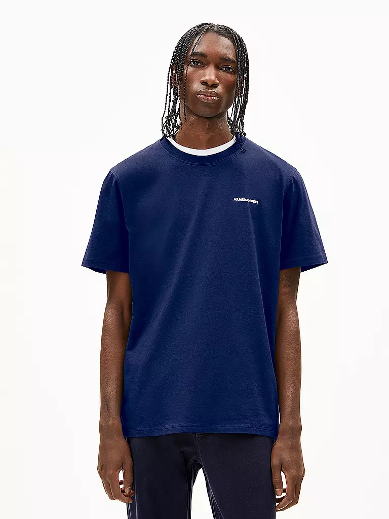 ARMEDANGELS | Camiseta MAARKOS | Azul oscuro