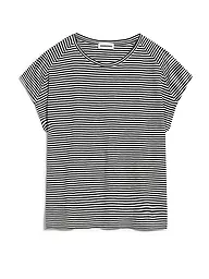 ARMEDANGELS | Camiseta ONELIAA LOVELY STRIPES | Negro
