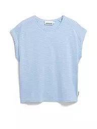 ARMEDANGELS | Camiseta ONELIAA LOVELY STRIPES | Azul claro