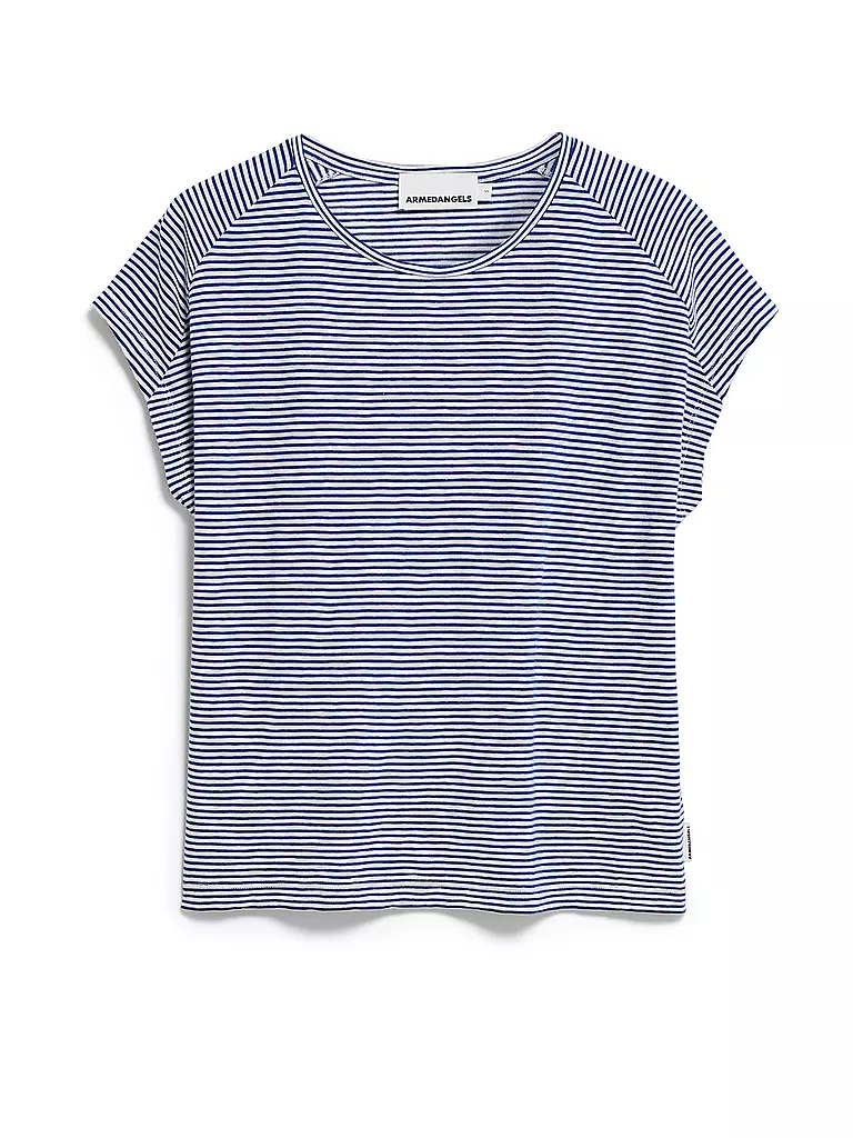 ARMEDANGELS | Camiseta ONELIAA LOVELY STRIPES | Azul