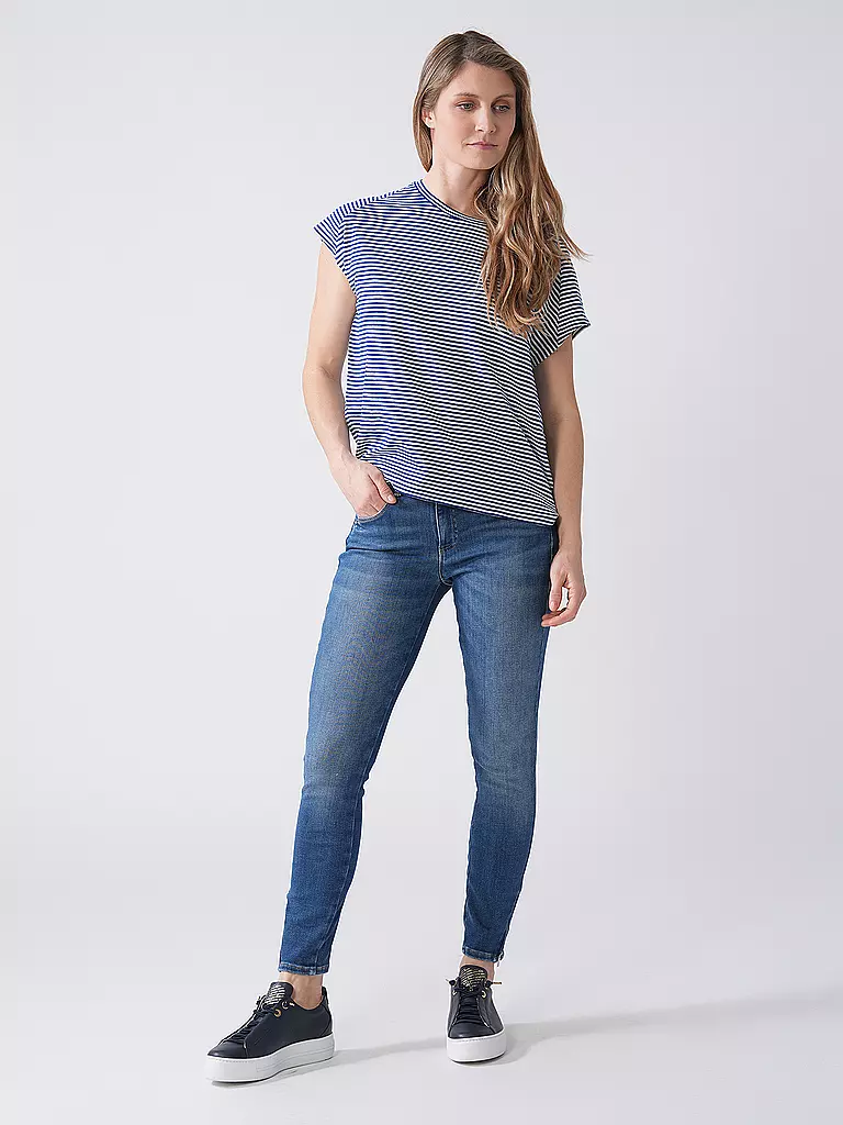 ARMEDANGELS | Camiseta ONELIAA LOVELY STRIPES | Azul