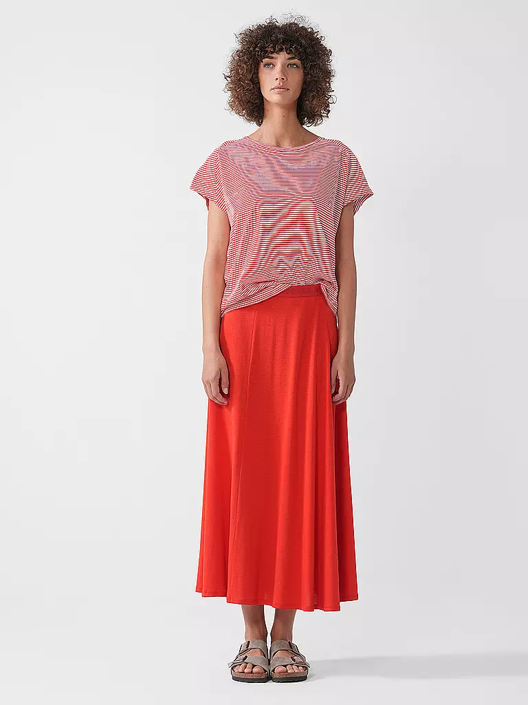 ARMEDANGELS | Camiseta ONELIAA LOVELY STRIPES | Rojo