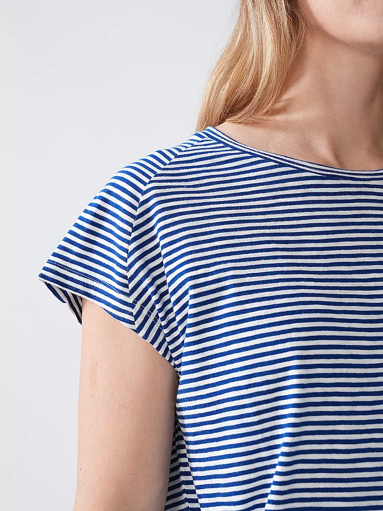 ARMEDANGELS | Camiseta ONELIAA LOVELY STRIPES | Azul
