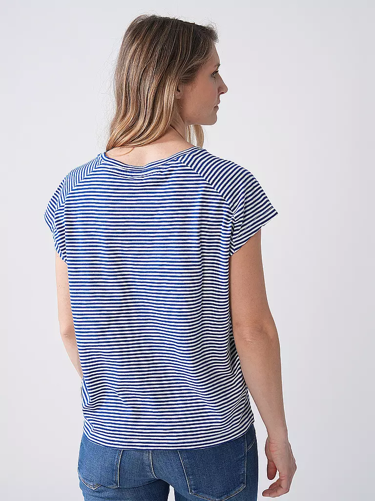 ARMEDANGELS | Camiseta ONELIAA LOVELY STRIPES | Azul