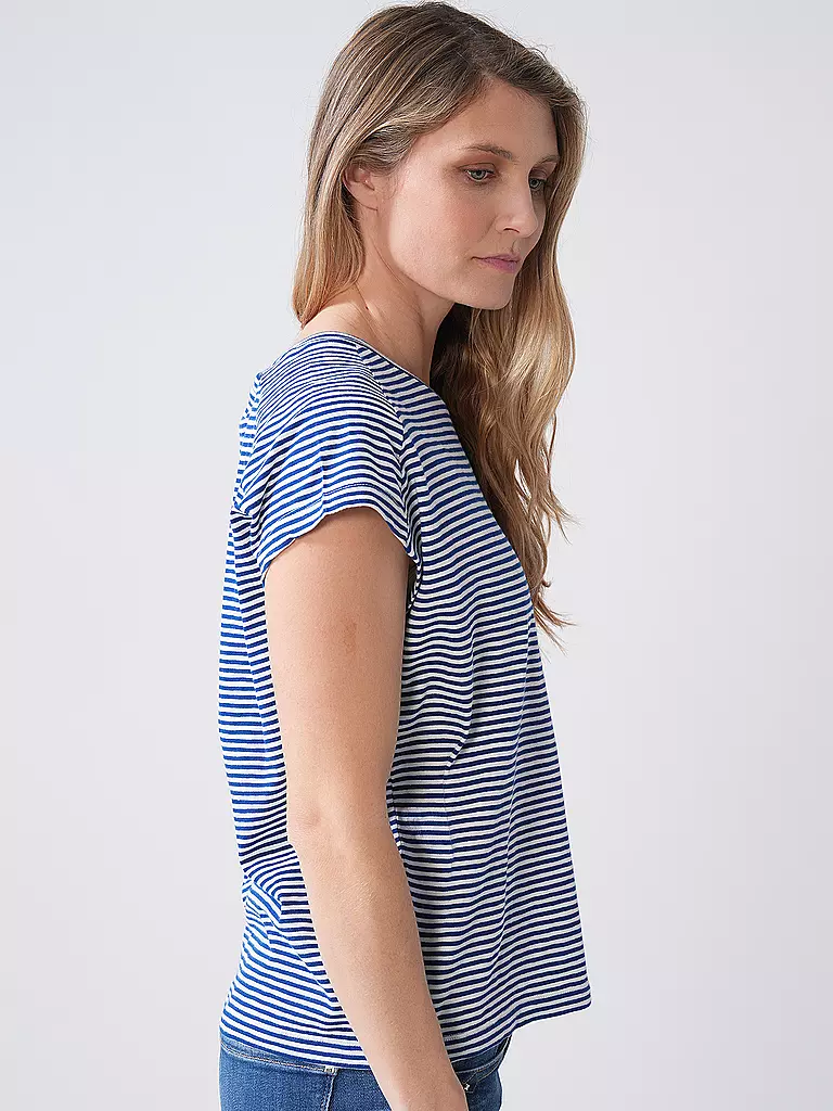 ARMEDANGELS | Camiseta ONELIAA LOVELY STRIPES | Azul