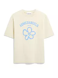 ARMEDANGELS | Camiseta TARJAA LOGO FLOWAA | Crema