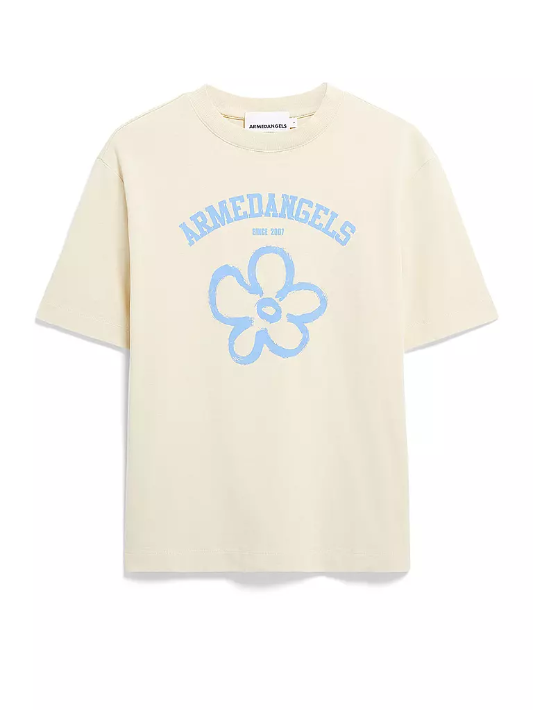 ARMEDANGELS | Camiseta TARJAA LOGO FLOWAA | Crema