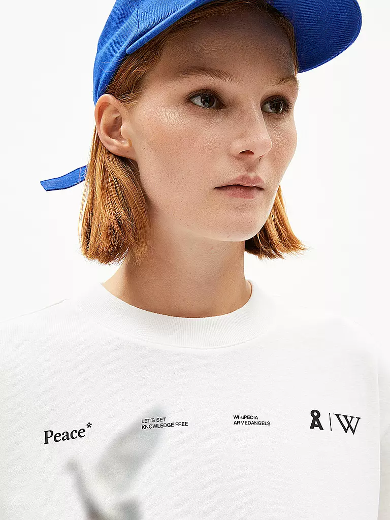 ARMEDANGELS | Camiseta TARJAA WIKIPEDIA | Blanco