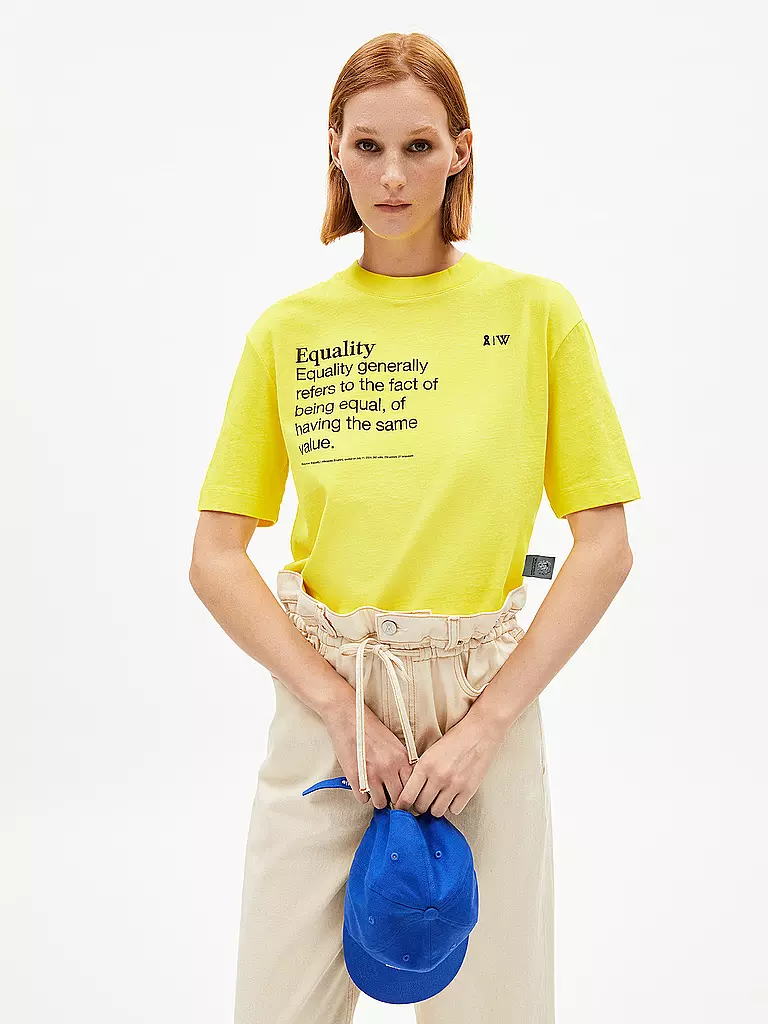 ARMEDANGELS | Camiseta TARJAA WIKIPEDIA | Amarillo