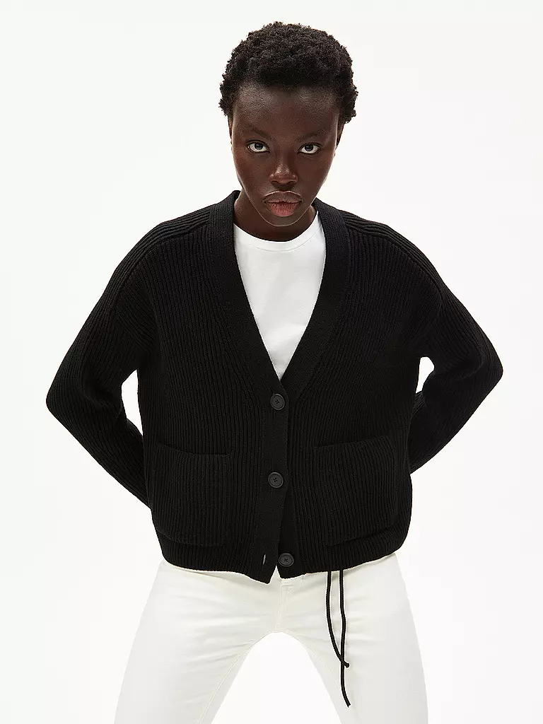 ARMEDANGELS | Cardigan NAOKAA | Negro