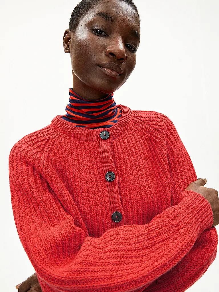 ARMEDANGELS | Cardigan SELMAA | Rojo