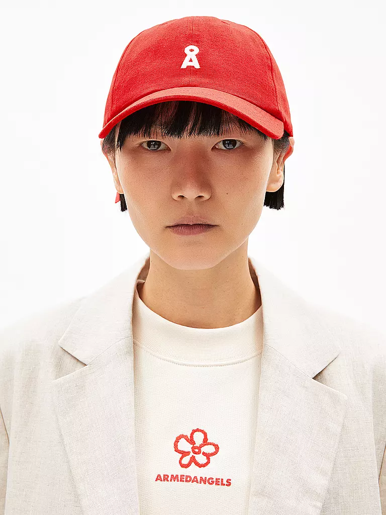ARMEDANGELS | Gorra YENAAS | rot