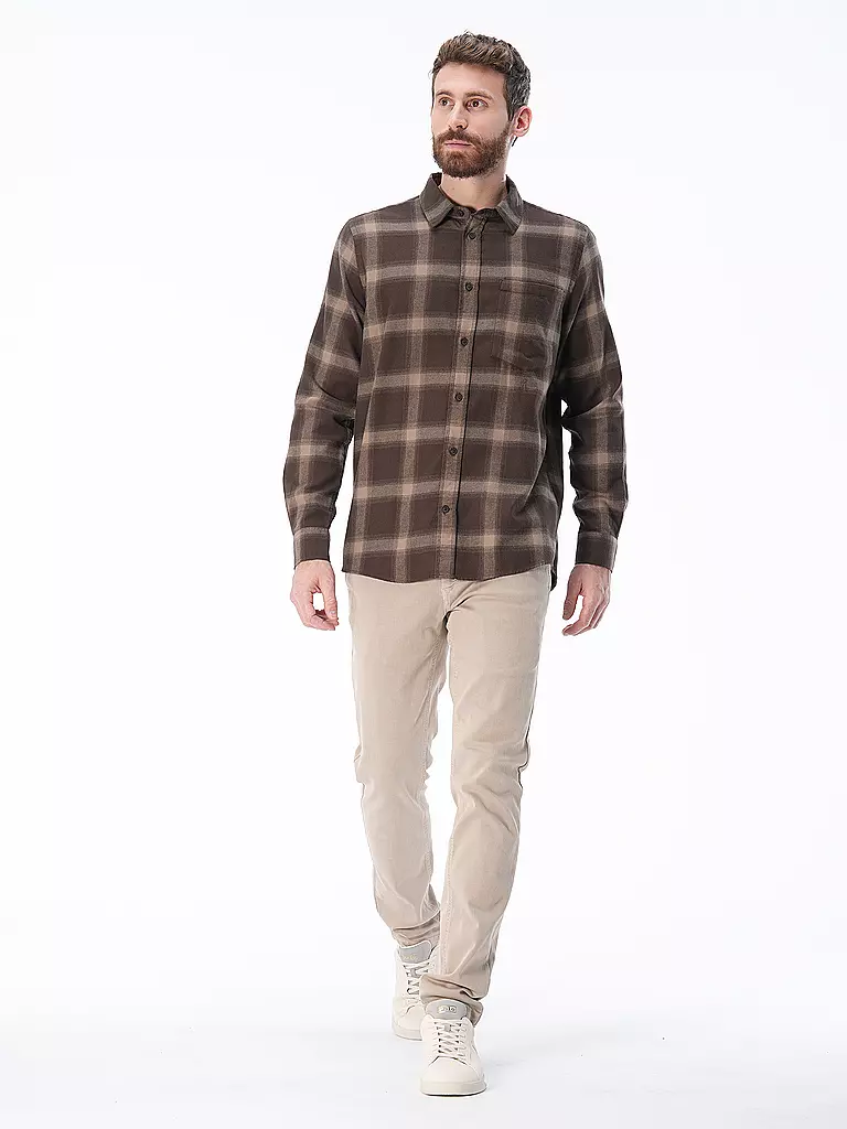 ARMEDANGELS | Hemd KAALMO | Marrón