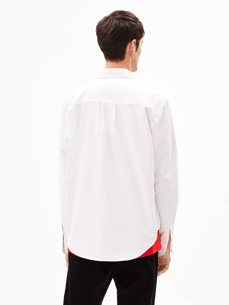ARMEDANGELS | Hemd Regular Fit LAAROX  | Blanco